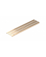NDS 12" Mini Channel Grate - Satin Brass