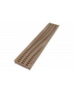NDS Spee-D Channel Grate - Decorative Wave - Sand